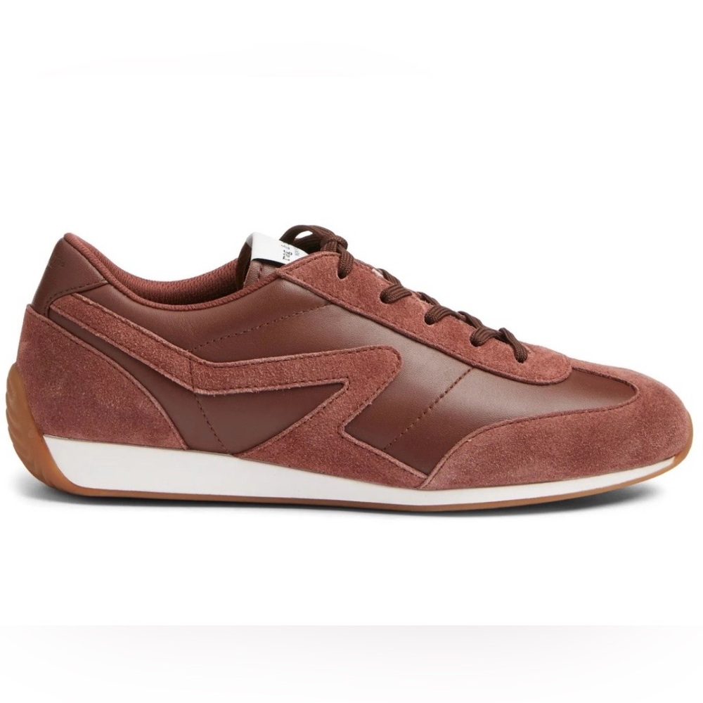 New Rag & Bone Retro Slim Mixed Leather Sneakers size 7.5
